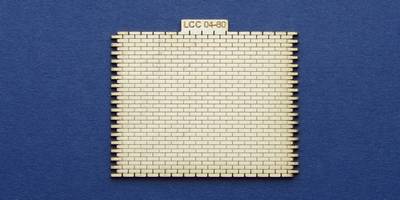 LCC 04-80 OO gauge industrial office back wall type 3